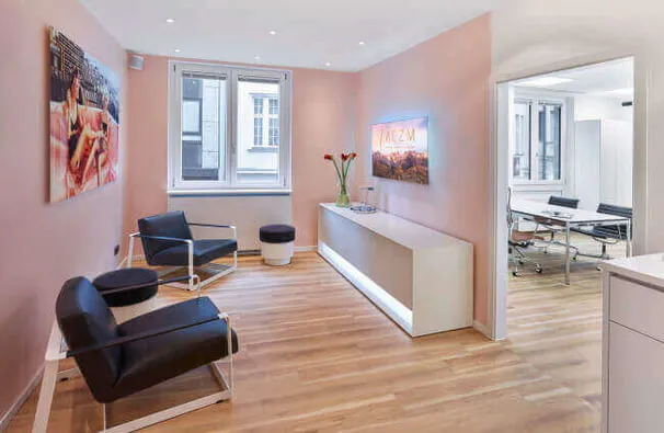AEZM Hair, Haarzentrum in München, Wartezimmer